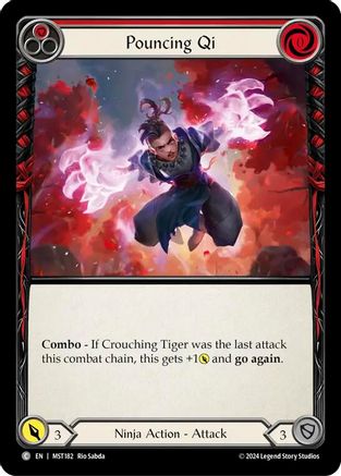 Image of Pouncing Qi (Red) [MST182] (Part the Mistveil)