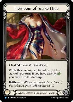 Image of Heirloom of Snake Hide [MST005] (Part the Mistveil)  Cold Foil