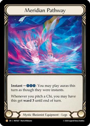 Image of Meridian Pathway [MST027] (Part the Mistveil)  Cold Foil