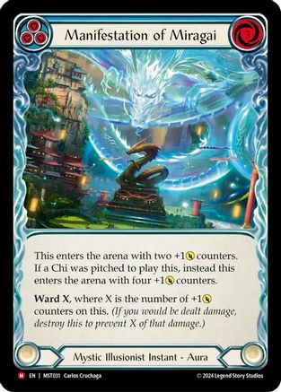 Image of Manifestation of Miragai [MST031] (Part the Mistveil)  Rainbow Foil