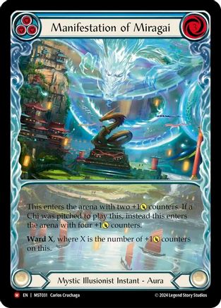 Image of Manifestation of Miragai (Extended Art) [MST031] (Part the Mistveil)  Rainbow Foil
