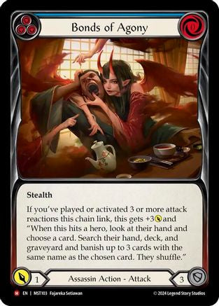 Image of Bonds of Agony [MST103] (Part the Mistveil)  Rainbow Foil