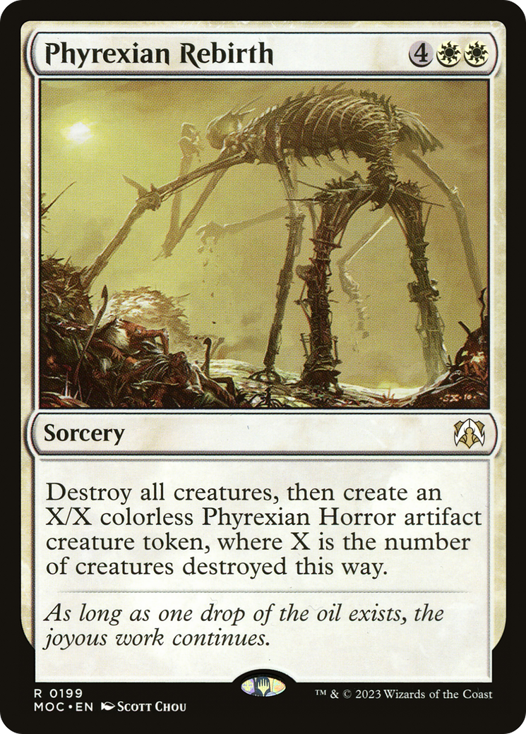 Image of Phyrexian Rebirth [March of the Machine Commander]