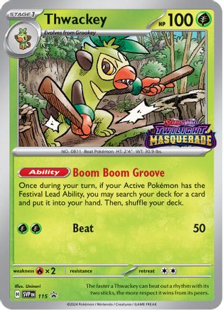 Image of Thwackey (115) [Scarlet & Violet: Black Star Promos]