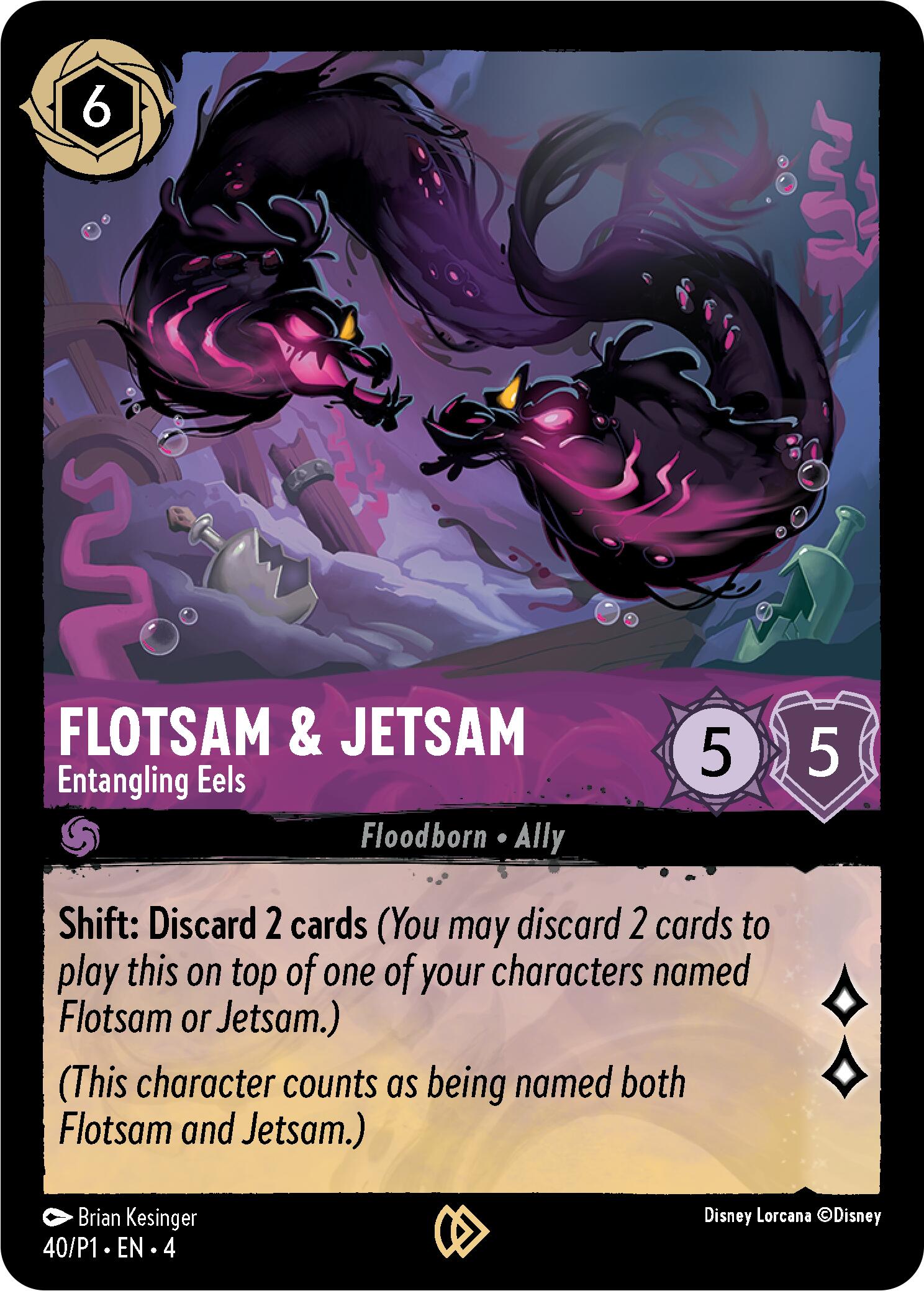 Image of Flotsam & Jetsam - Entangling Eels (40) [Promo Cards]