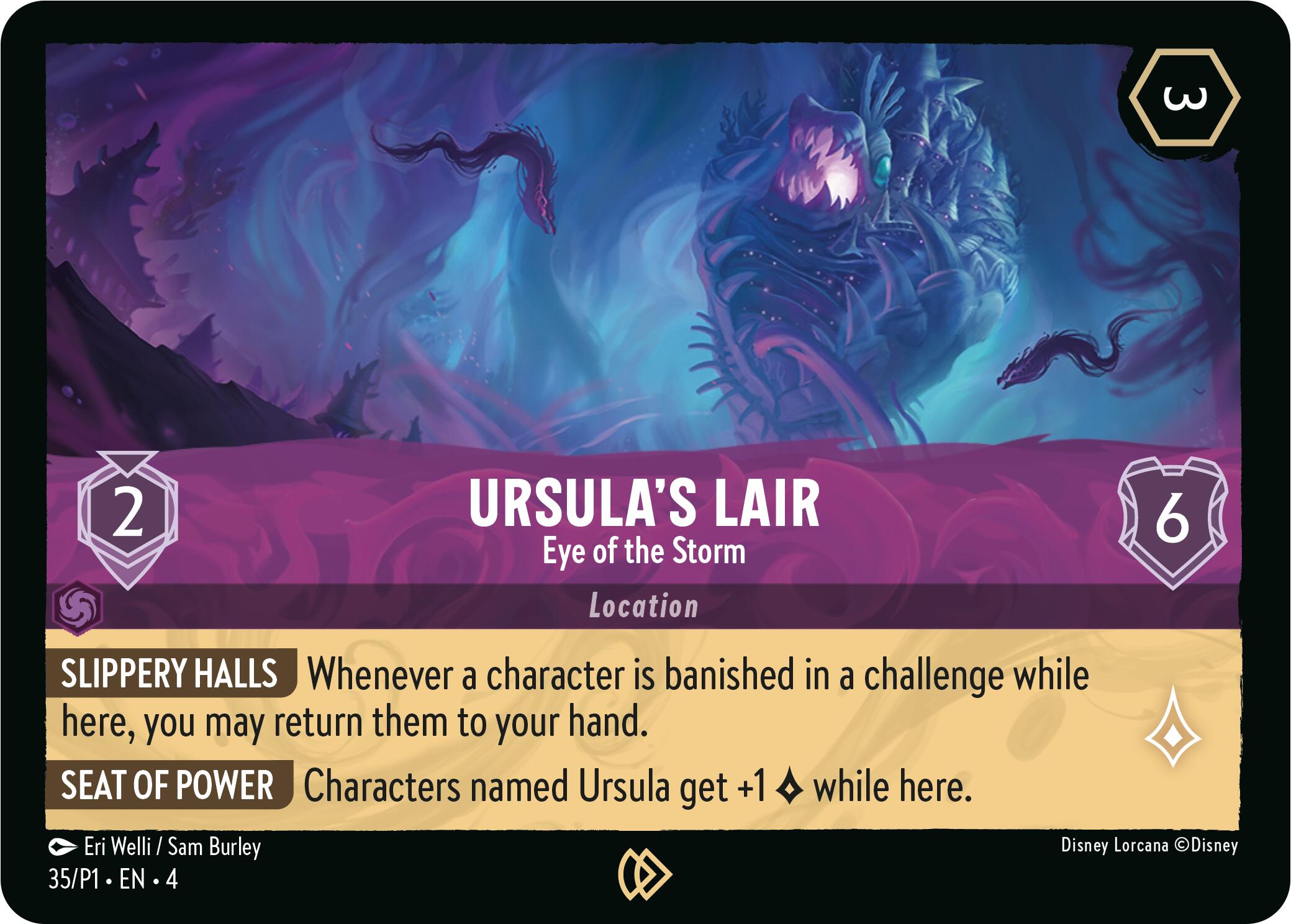 Image of Ursula's Lair - Eye of the Storm (35) [Promo Cards]