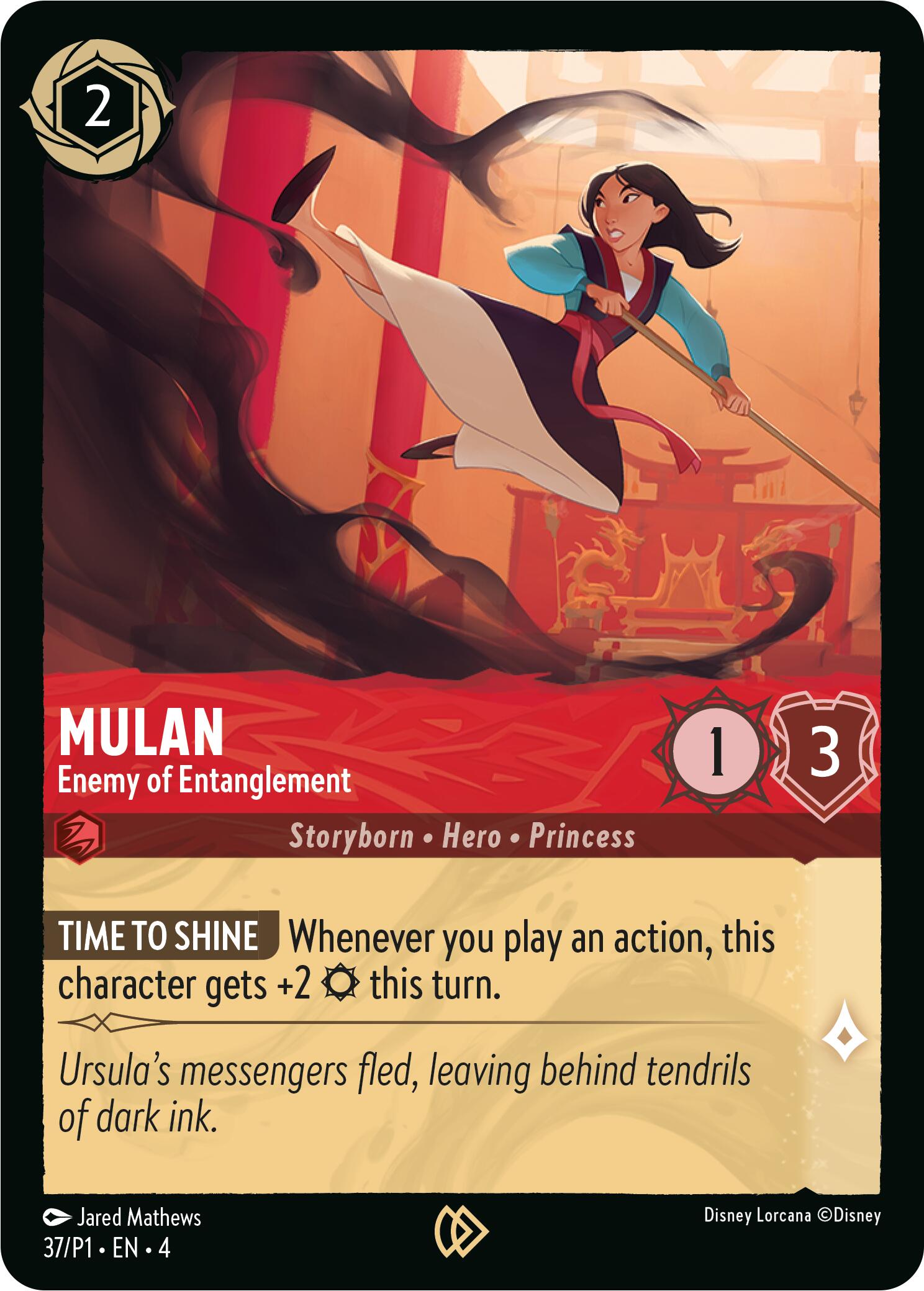 Image of Mulan - Enemy of Entanglement (37) [Promo Cards]