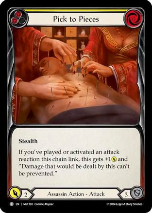 Image of Pick to Pieces (Yellow) [MST128] (Part the Mistveil)