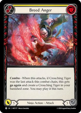 Image of Breed Anger (Yellow) [MST177] (Part the Mistveil)