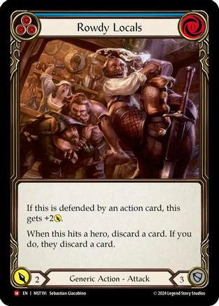 Image of Rowdy Locals [MST191] (Part the Mistveil)  Rainbow Foil