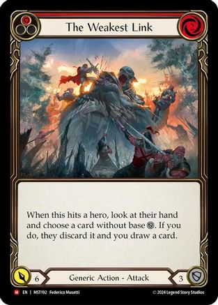 Image of The Weakest Link [MST192] (Part the Mistveil)  Rainbow Foil
