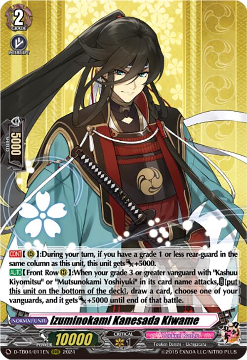 Image of Izuminokami Kanesada Kiwame (D-TB04/011EN) [Touken Ranbu ONLINE 2023]