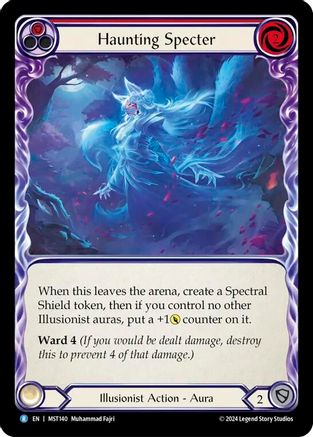 Image of Haunting Specter (Red) [MST140] (Part the Mistveil)