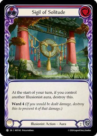Image of Sigil of Solitude (Red) [MST143] (Part the Mistveil)