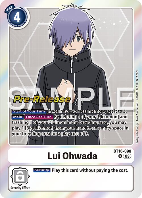 Image of Lui Ohwada [BT16-090] [Beginning Observer Pre-Release Promos]