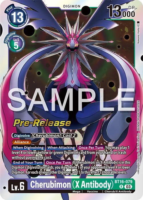 Image of Cherubimon (X Antibody) [BT16-079] [Beginning Observer Pre-Release Promos]