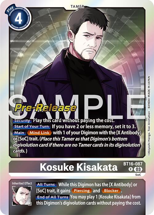 Image of Kosuke Kisakata [BT16-087] [Beginning Observer Pre-Release Promos]