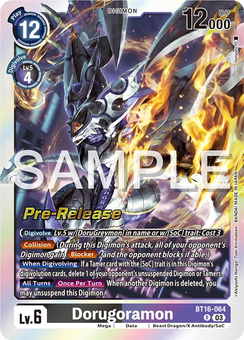 Image of Dorugoramon [BT16-064] [Beginning Observer Pre-Release Promos]