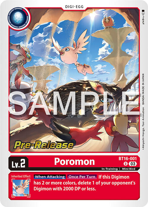 Image of Poromon [BT16-001] [Beginning Observer Pre-Release Promos]