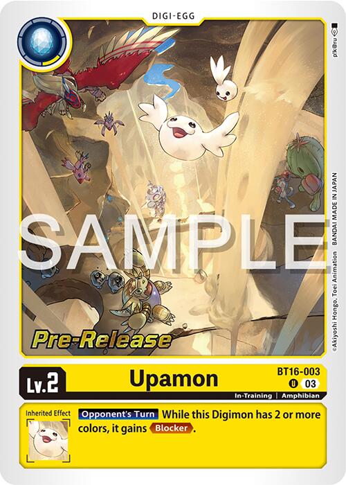 Image of Upamon [BT16-003] [Beginning Observer Pre-Release Promos]