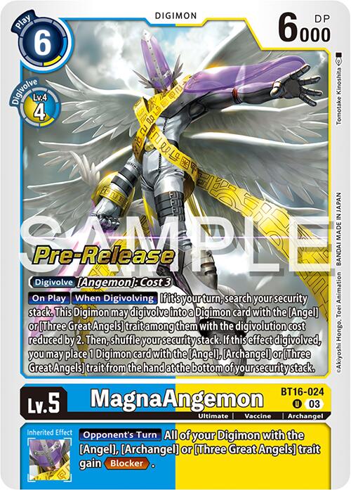Image of MagnaAngemon [BT16-024] [Beginning Observer Pre-Release Promos]