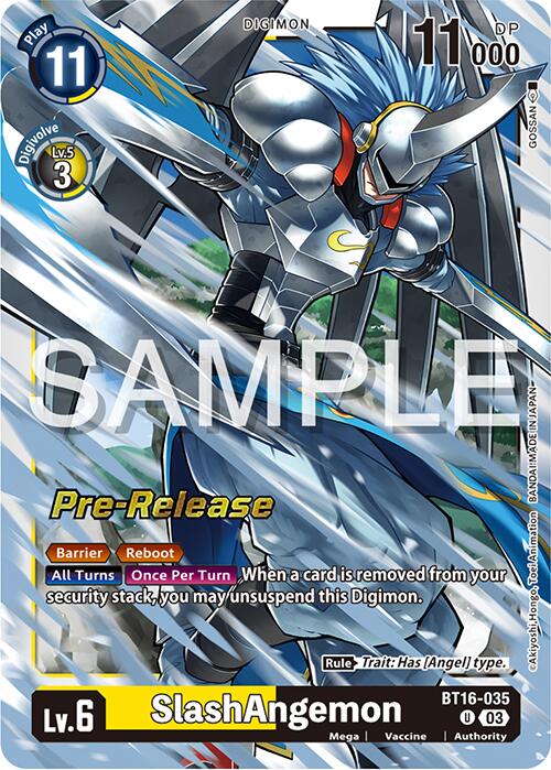 Image of SlashAngemon [BT16-035] [Beginning Observer Pre-Release Promos]