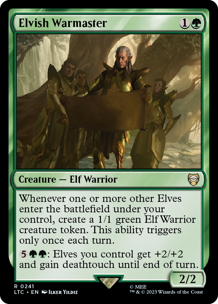 Image of Elvish Warmaster [The Lord of the Rings: Tales of Middle-Earth Commander]