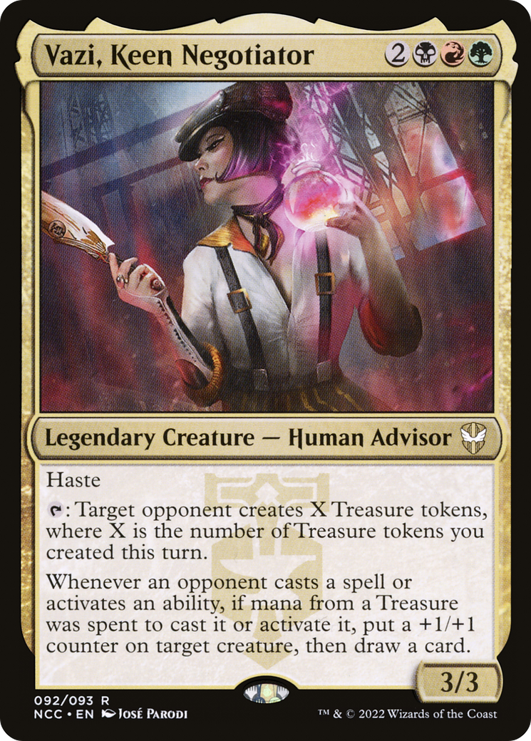 Image of Vazi, Keen Negotiator [Streets of New Capenna Commander]