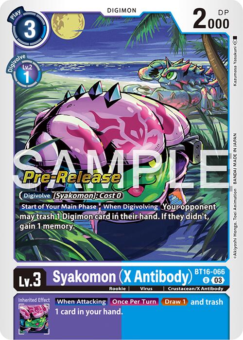Image of Syakomon (X Antibody) [BT16-066] [Beginning Observer Pre-Release Promos]