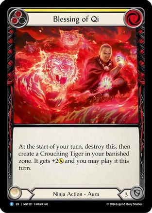 Image of Blessing of Qi (Yellow) [MST171] (Part the Mistveil)