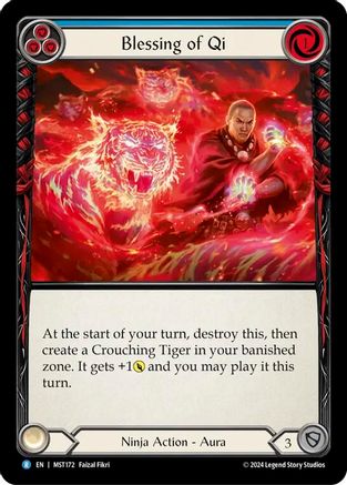 Image of Blessing of Qi (Blue) [MST172] (Part the Mistveil)