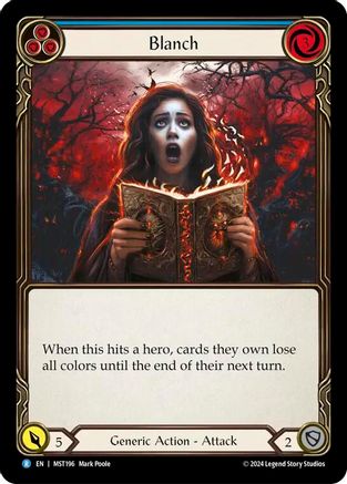 Image of Blanch (Blue) [MST196] (Part the Mistveil)  Rainbow Foil