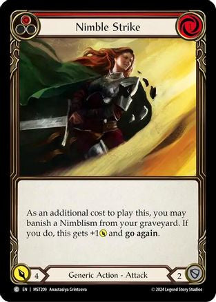 Image of Nimble Strike (Red) [MST209] (Part the Mistveil)