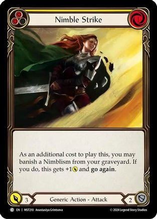 Image of Nimble Strike (Yellow) [MST210] (Part the Mistveil)