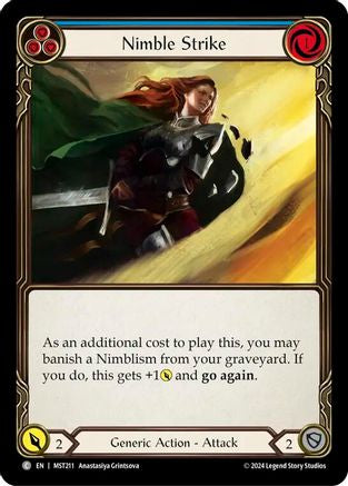 Image of Nimble Strike (Blue) [MST211] (Part the Mistveil)