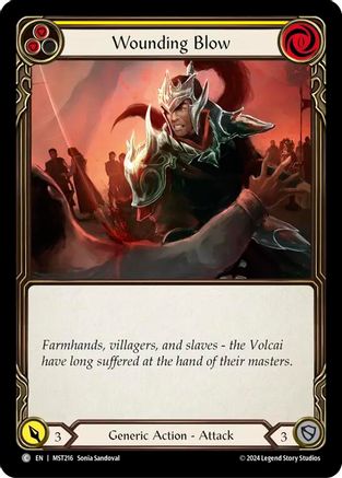 Image of Wounding Blow (Yellow) [MST216] (Part the Mistveil)