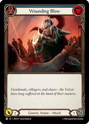 Image of Wounding Blow (Blue) [MST217] (Part the Mistveil)