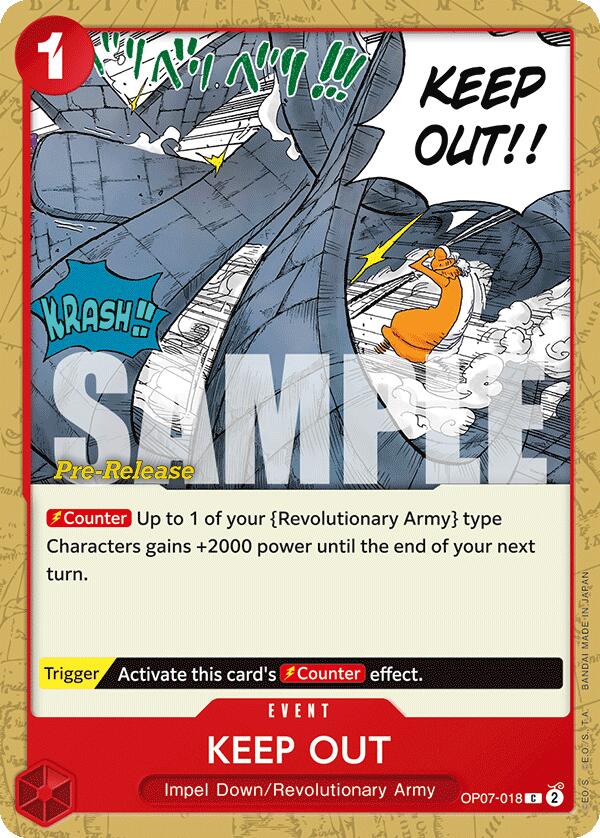 Image of Keep Out [500 Years in the Future Pre-Release Cards]