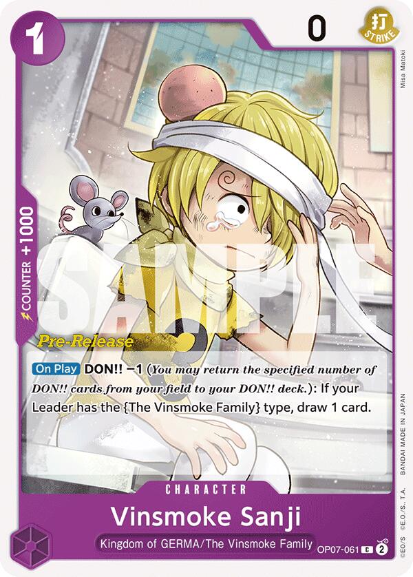 Image of Vinsmoke Sanji [500 Years in the Future Pre-Release Cards]