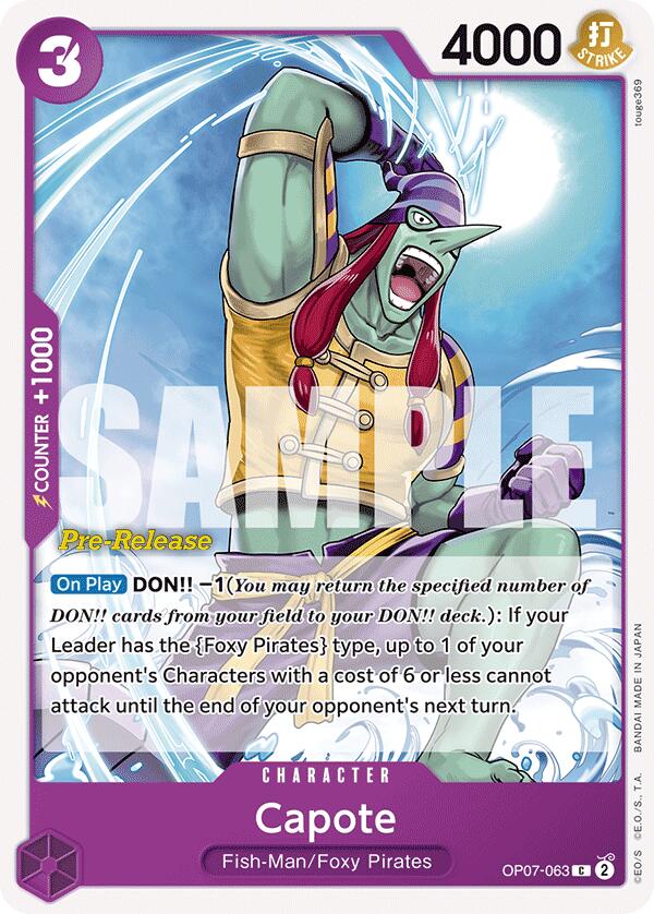 Image of Capote [500 Years in the Future Pre-Release Cards]