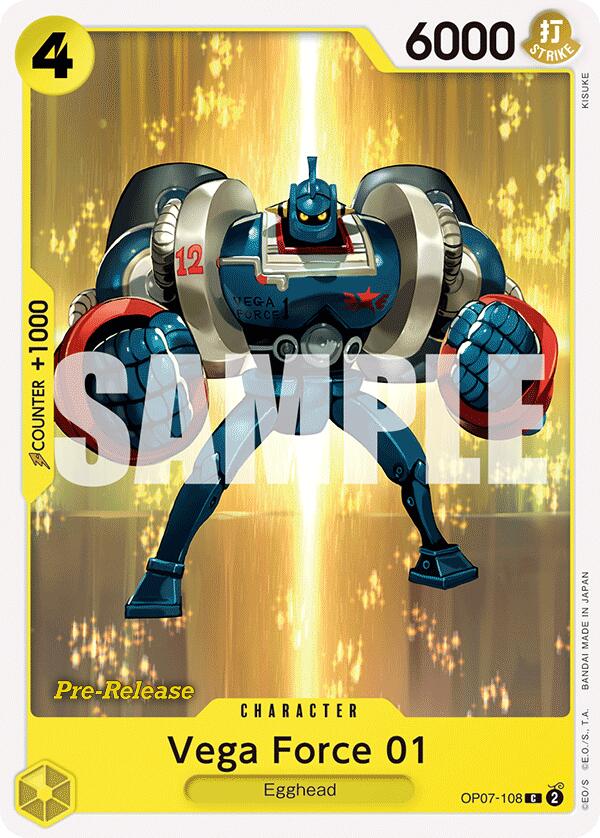 Image of Vega Force 01 [500 Years in the Future Pre-Release Cards]