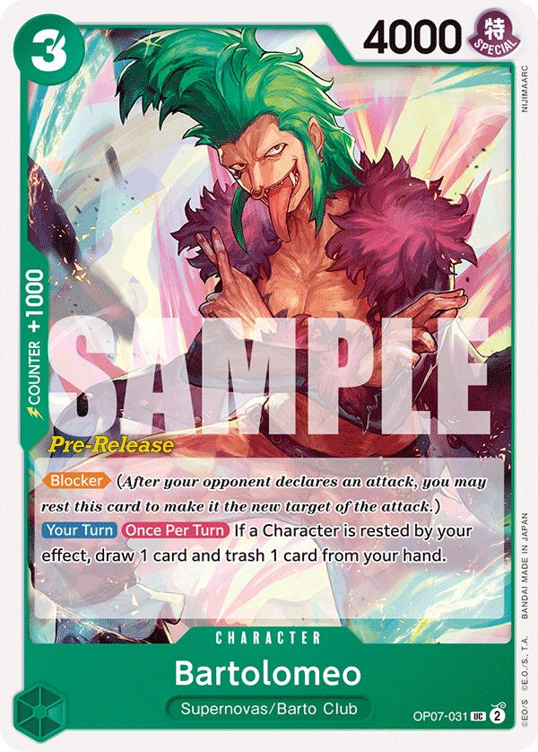 Image of Bartolomeo [500 Years in the Future Pre-Release Cards]