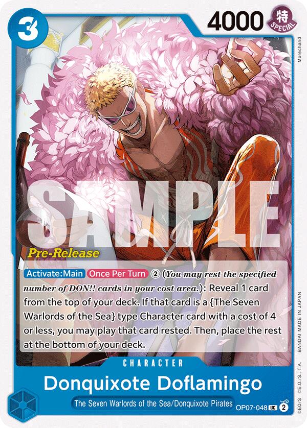 Image of Donquixote Doflamingo [500 Years in the Future Pre-Release Cards]