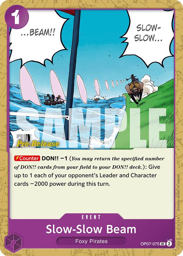 Image of Slow-Slow Beam [500 Years in the Future Pre-Release Cards]