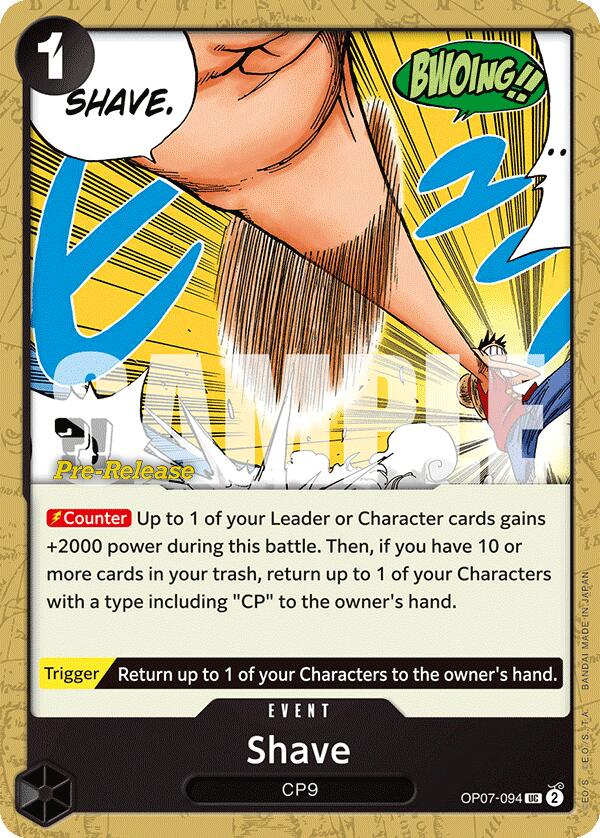 Image of Shave [500 Years in the Future Pre-Release Cards]