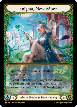 Image of Enigma, New Moon [MST238] (Part the Mistveil)  Rainbow Foil