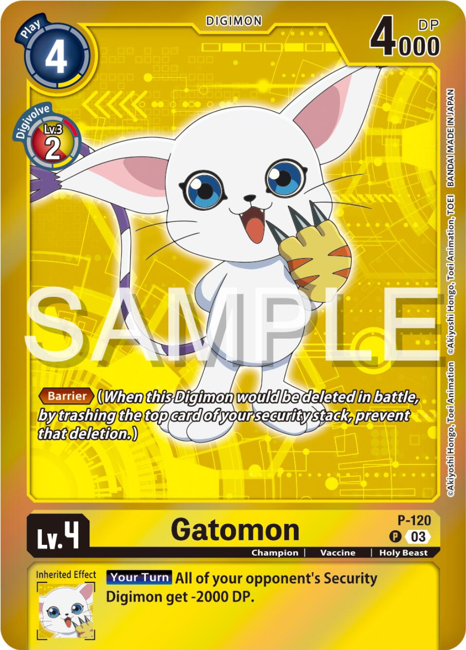 Image of Gatomon [P-120] - P-120 (Digimon Adventure Box 2024) [Promotional Cards]