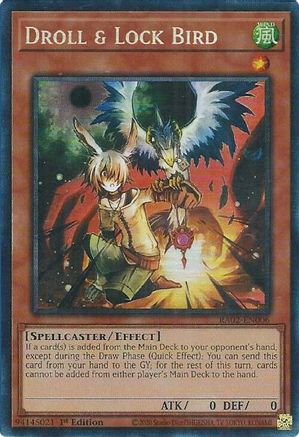 Image of Droll & Lock Bird (PCR) [RA02-EN006] Prismatic Collector's Rare