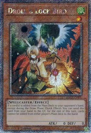 Image of Droll & Lock Bird (Platinum Secret Rare) [RA02-EN006] Platinum Secret Rare