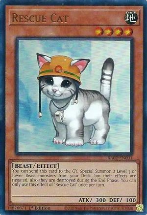 Image of Rescue Cat (UR) [RA02-EN001] Ultra Rare